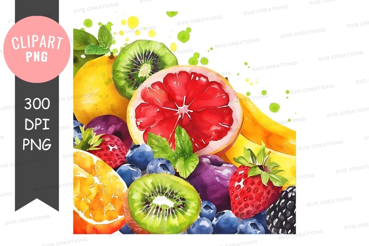 Watercolor Lemon Clipart Image 16