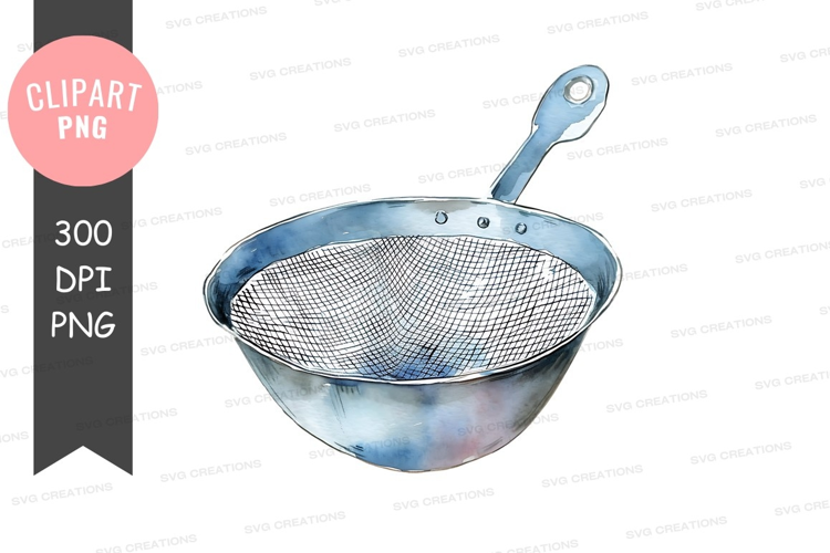 Metal mesh strainer