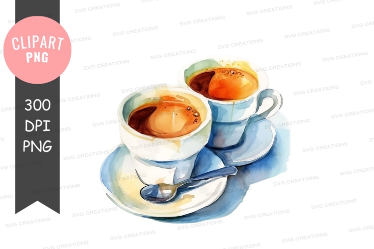 Two cups of coffee