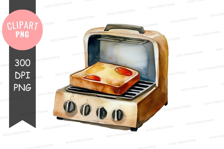 Toaster with toast