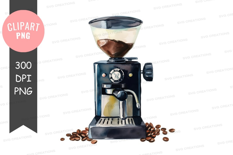 Modern coffee grinder and espresso machine