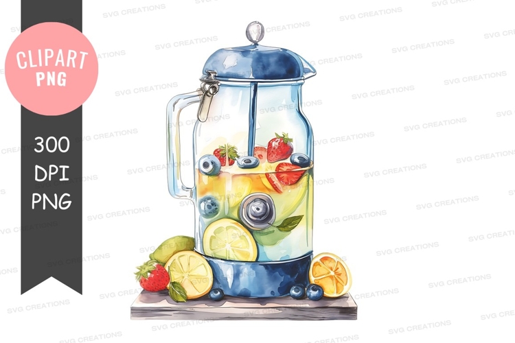 Watercolor Lemon Clipart Image 20
