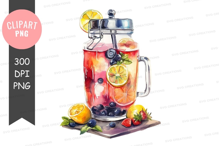 Refreshing fruit infused water