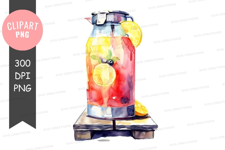 Vibrant iced tea pitcher