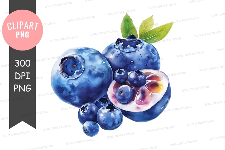 Blueberries Clipart Image 15