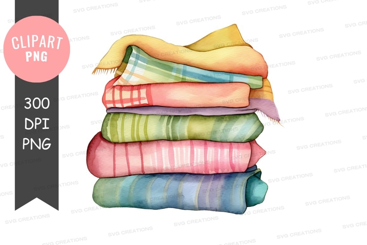 Stack of colorful clothes