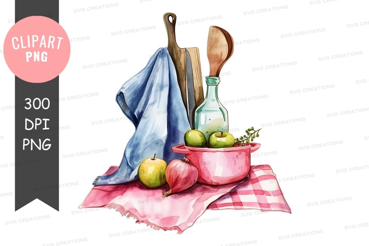 Kitchen Utensils Clipart Image 2