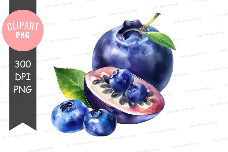 Blueberries Clipart Image 14