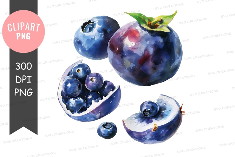 Blueberries Clipart Image 13