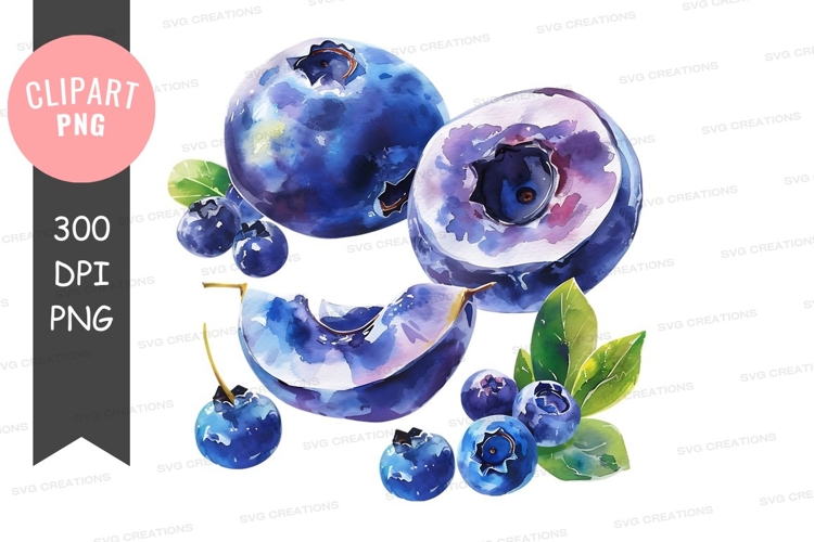 Blueberries Clipart Image 12