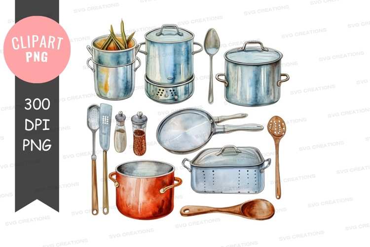 Kitchen Utensils Clipart