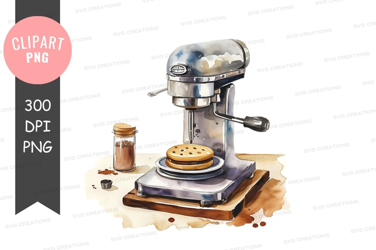 Kitchen mixer with chocolate