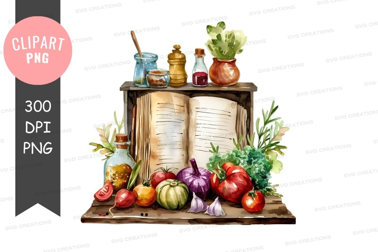 Cookbook Clipart Image 11