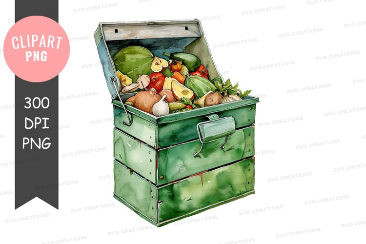 Fruit and vegetable treasure chest