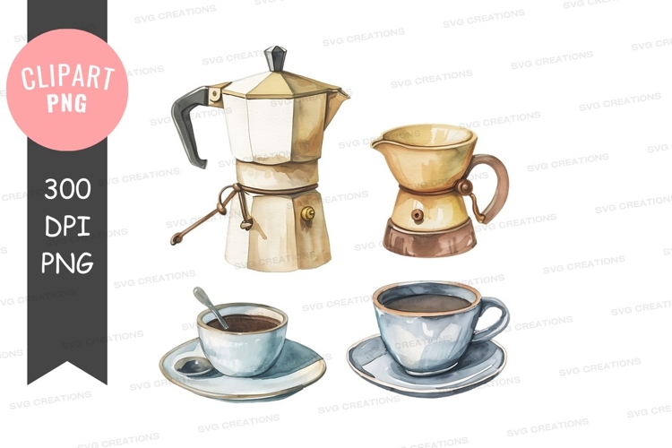 Coffee Cups Clipart Image 24