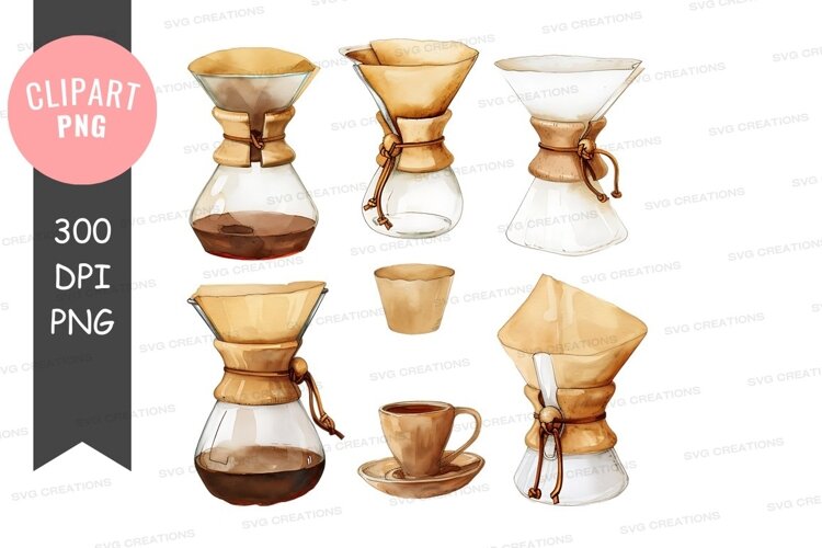 Coffee brewing with chemex example image 1