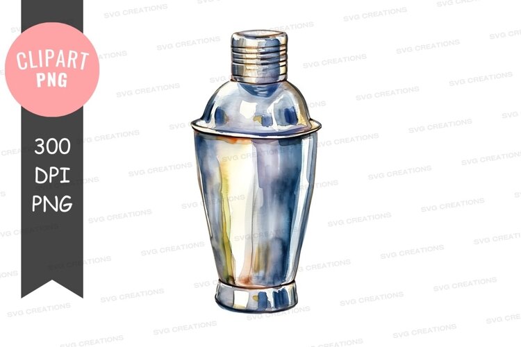 Vintage cocktail shaker example image 1