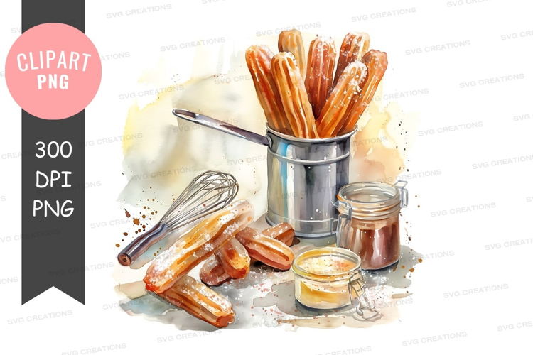 Freshly baked churros