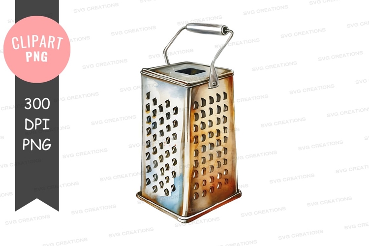 Vintage box grater clipart png