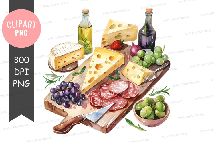 Gourmet cheese and charcuterie board
