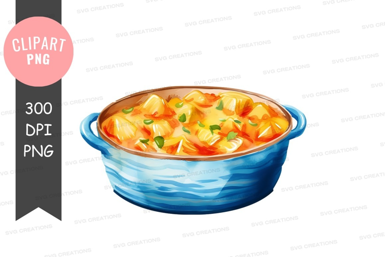 Delicious dumpling soup