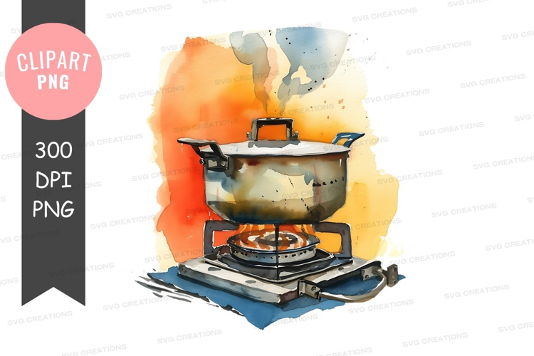 Cooking on a portable stove
