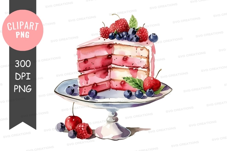 Delicious berry layer cake