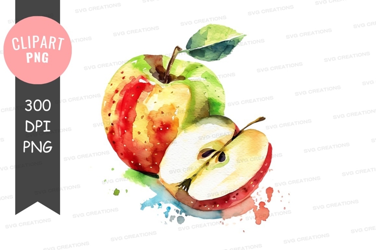 Green Apple Clipart Image 15