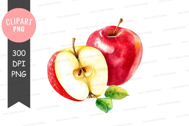 Red apple clipart png