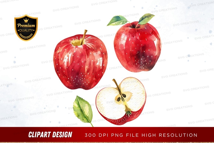 Green Apple Clipart Image 19