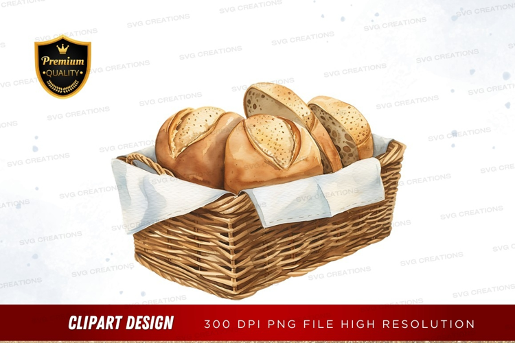 Basket of fresh bread