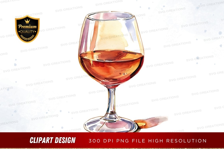 Wine Glass Illustration Image 6