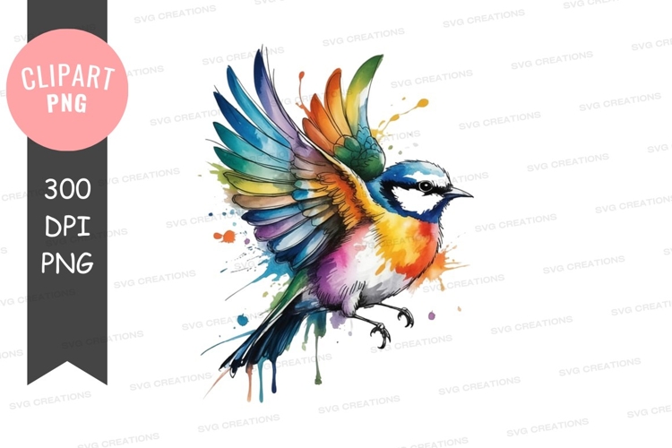 Blue Bird Clipart Image 24