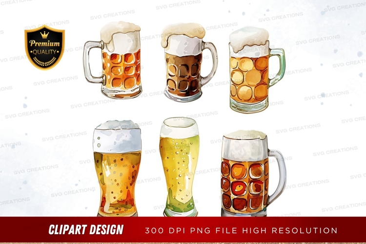 Beer Mugs Clipart Image 10