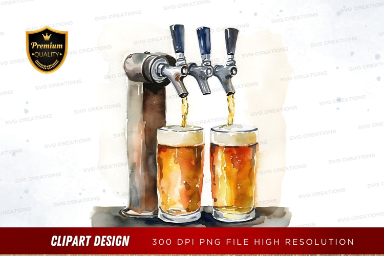 Pouring beer