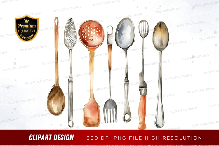 Kitchen Utensils Clipart Image 10