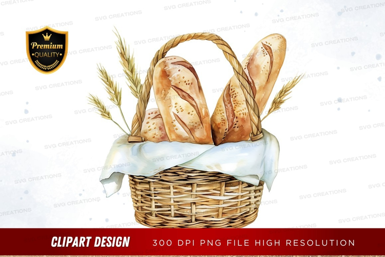 Basket of fresh bread