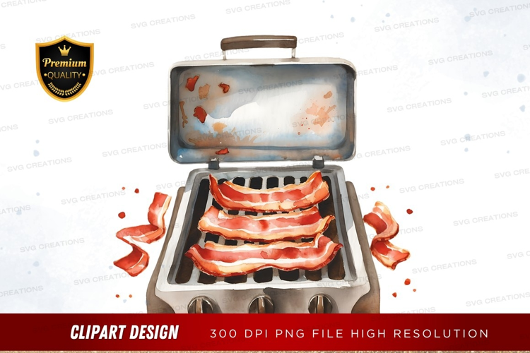 Bacon grilling on stove