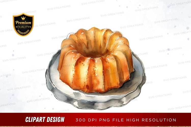 Delicious caramel flan on a plate
