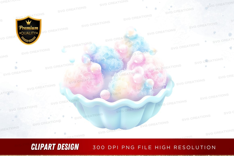 Delightful pastel ice cream