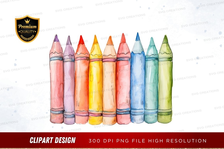 Crayons Clipart Image 18