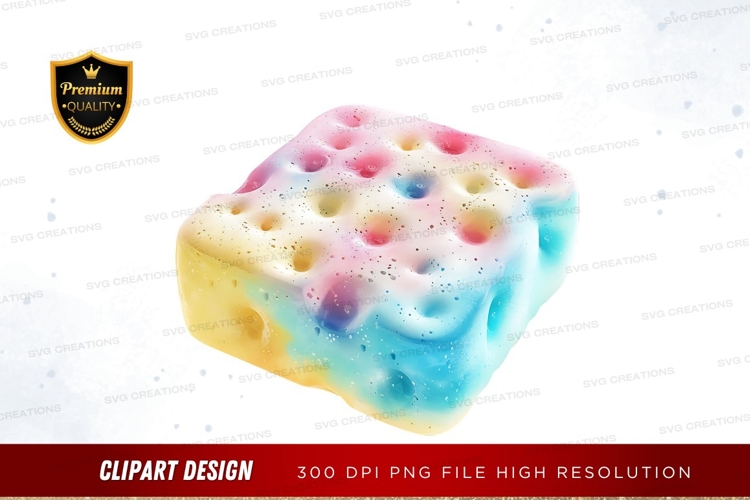 Colorful pop tart clipart png