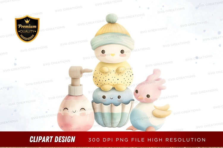 Bath Time Clipart Image 24