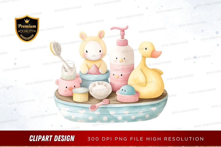 Bath Time Clipart Image 21