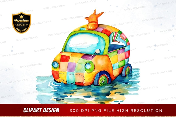 Blue Car Clipart Image 22