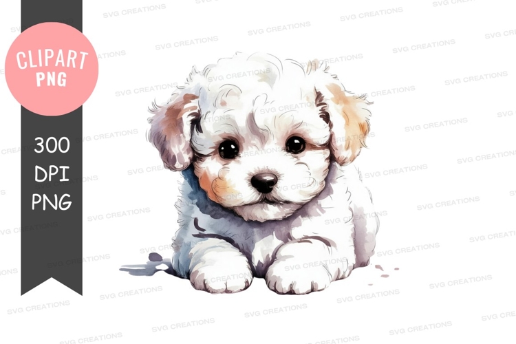 Cute Puppy Clipart Image 9