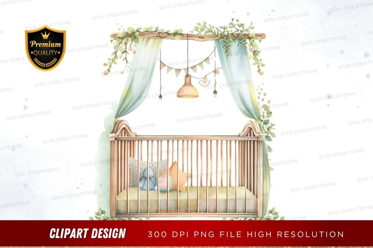 Enchanted nursery crib