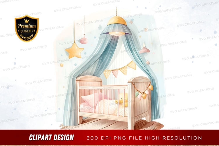 Enchanted nursery with canopy bed