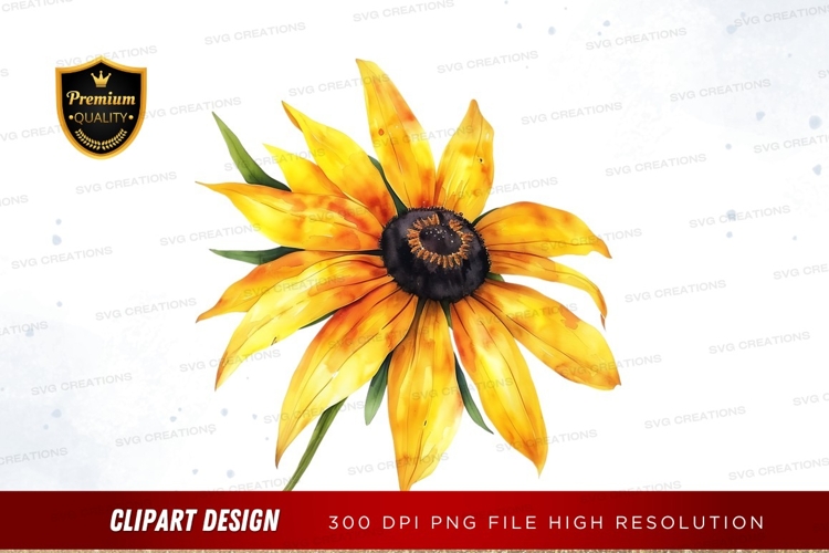 Sunflower Clipart Png Image 8