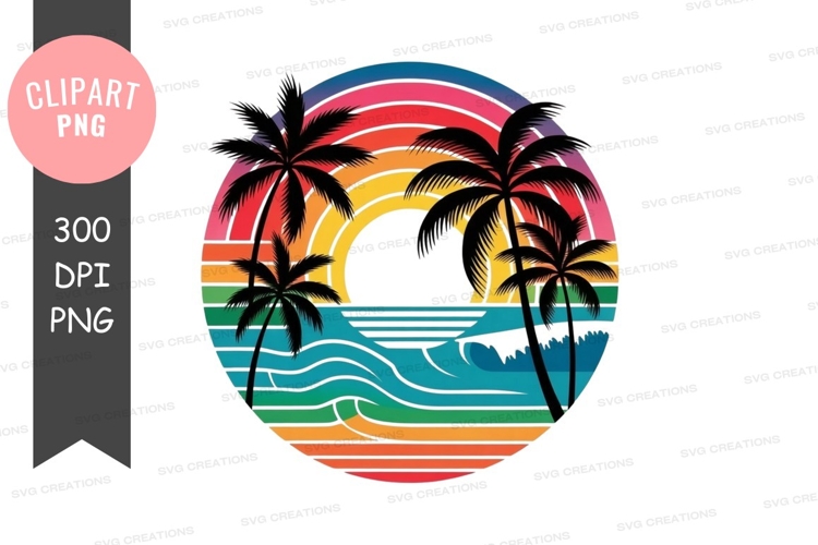 Palm Trees Clipart Image 10